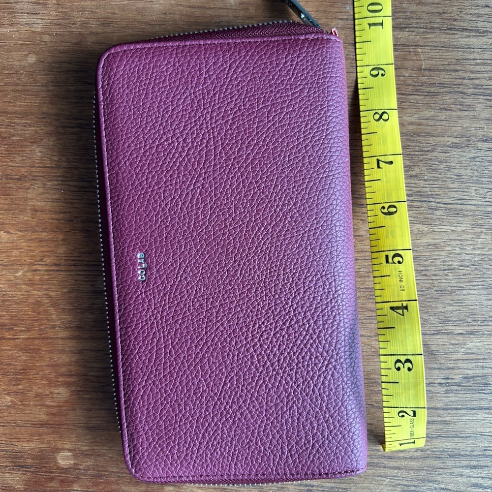 Elegant Purple Leather Wallet